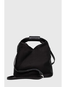 Кожена чанта MM6 Maison Margiela Handbag в черно SB6WD0026