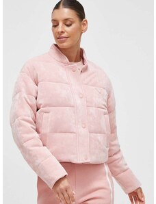 Яке Guess в розово зимен модел с уголемена кройка