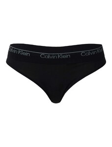 Calvin Klein Underwear Стринг гълъбово синьо / черно