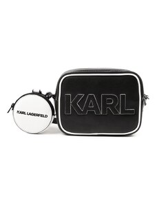 Комплект дамска чанта и портфейл Karl Lagerfeld Kids Z10171 Black 09B