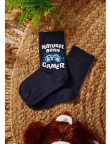 Comfort Детски чорапи с дистанционно управление - Тъмно синьо