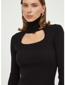 Пуловер Herskind дамски в черно с ниско поло