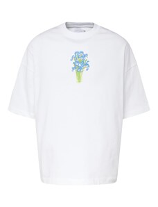TOPMAN Тениска синьо / зелено / бяло