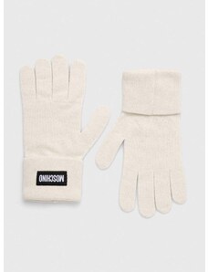 Кашмирени ръкавици Moschino в бежово