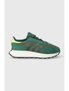 Велурени маратонки adidas Originals RETROPY в зелено
