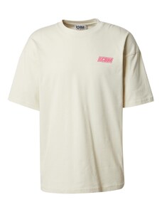 FCBM Тениска 'Curt' розово / мръсно бяло