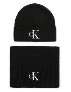 Комплект шал и шапка Calvin Klein Jeans Gifting Mono Beanie/Scarf K50K511199 Black BDS