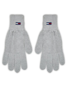 Дамски ръкавици Tommy Jeans Tjw Flag Gloves AW0AW15480 Silver Grey P03