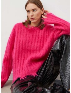 Вълнен пуловер Herskind дамски в розово