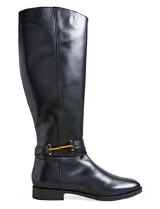 TED BAKER Ботуши Rydier Hinge Leather Knee High Boot 270767 black
