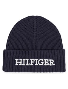 Шапка Tommy Hilfiger Monotype Beanie AM0AM11737 Space Blue DW6