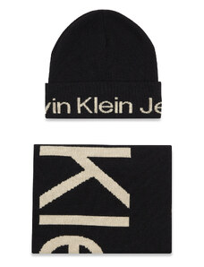 Комплект шал и шапка Calvin Klein Jeans Gifting Mono Beanie/Scarf K60K611421 Black BDS