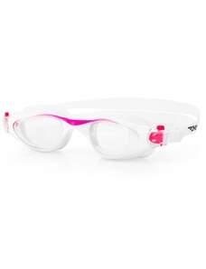 Spokey PALIA Swimming okuliare bielo - pink