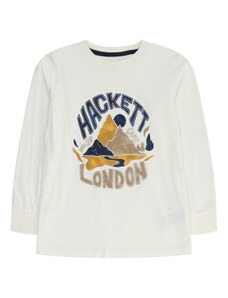 Hackett London Тениска синьо / светлокафяво / оранжево / бяло