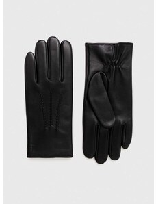 Кожени ръкавици Tiger Of Sweden в черно