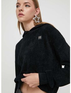 Пуловер HUGO дамски в черно