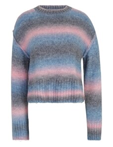 Vero Moda Tall Пуловер 'AQUA' нощно синьо / аквамарин / бледорозово