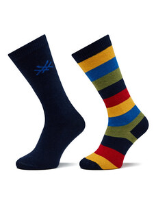 Комплект 2 чифта дълги чорапи мъжки United Colors Of Benetton