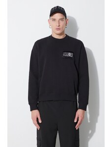 Суичър MM6 Maison Margiela Sweatshirt в черно с принт S62GU0118