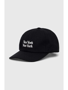 Шапка с козирка Corridor New York New York Cap в черно с апликация HT0077-BLK