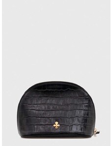 Кожена козметична чанта Lilou в черно POUCH/BLACRO/PO