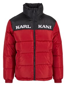 Karl Kani Зимно яке тъмночервено / черно / бяло