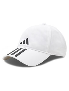 Шапка с козирка adidas 3-Stripes AEROREADY Running Training Baseball Cap HT2043 White/Black/Black