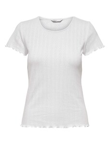 ONLY Тениска 'Carlotta' бяло