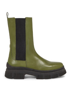 Боти тип челси Tommy Hilfiger Essential Leather Chelsea Boot FW0FW07490 Putting Green MS2