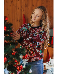 Дамски пуловер Frogies Christmas