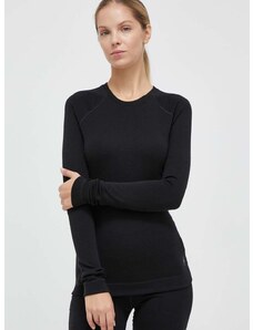 Функционална блуза с дълги ръкави Smartwool Classic Thermal Merino в черно
