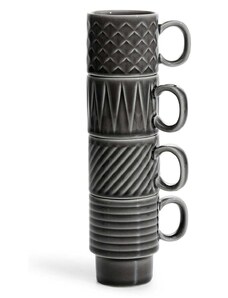 Комплект чаши за еспресо Sagaform Coffee & More (4 броя)