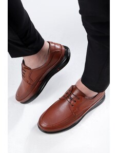Ducavelli Poce Genuine Leather Comfort Orthopedic Men's Casual Shoes, Dad Shoes, Orthopedic Shoes.