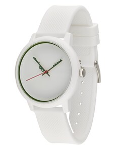 LACOSTE Аналогов часовник зелено / бяло