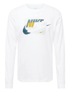 Nike Sportswear Тениска 'CONNECT' горчица / светлосиво / петрол / бяло