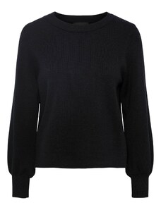 PIECES Пуловер 'Jenna' черно