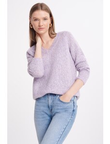 Greenpoint Дамски пуловер SWE633W2304M00 Hot Pink Melange