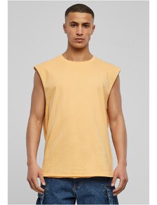 Urban Classics Pale-orange open-brimmed sleeveless T-shirt