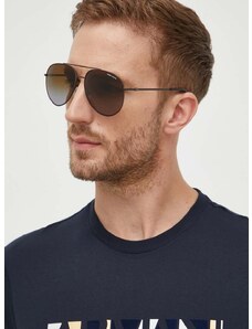 Слънчеви очила Armani Exchange в бордо
