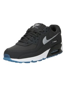 Nike Sportswear Ниски маратонки 'AIR MAX 90' антрацитно черно / сребърно сиво / сребърно
