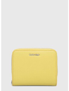 Портмоне Calvin Klein дамски в жълто K60K607432