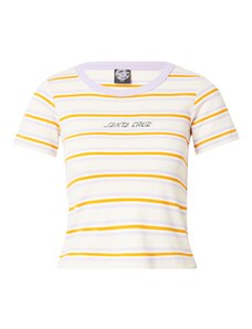 Santa Cruz Тениска пастелно зелено / пастелнолилаво / оранжево / естествено бяло