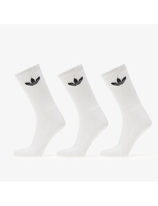 adidas Originals adidas Trefoil Cushion Crew Socks 3-Pack White