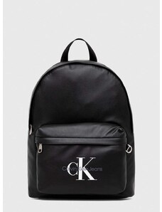 Раница Calvin Klein Jeans в черно голям размер с принт K50K511522