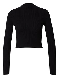 Sisley Пуловер черно