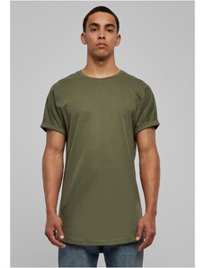 Urban Classics Olive T-shirt with a long shape