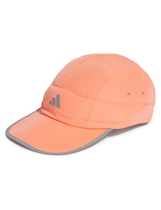Шапка с козирка adidas Running Packable HEAT.RDY X-City Cap HR7056 coral fusion/REFLECTIVE SILVER