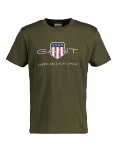 GANT Тениска синьо / зелено / червено / бяло