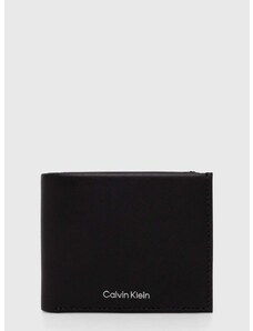 Кожен портфейл Calvin Klein мъжки в черно K50K511381