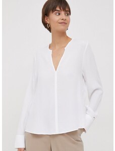 Блуза Tommy Hilfiger в бяло с изчистен дизайн WW0WW40529